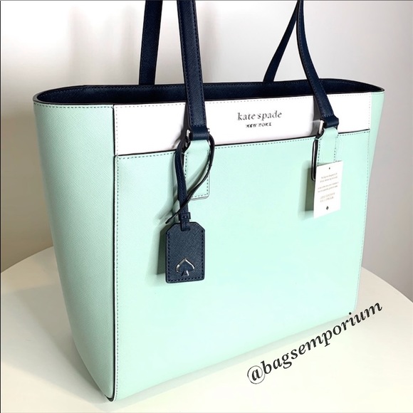 🤍 Kate Spade Large Colorblock Laptop Tote Bag 🤍 - Picture 6 of 15